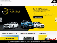 Tablet Screenshot of opelciveraautomocion.com